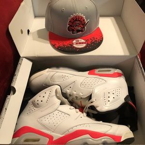 White Infrared 6s-Very Good Condition